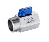 Mini Ball Valve Female/Male Threaded