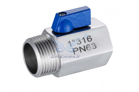 Mini Ball Valve Female/Male Threaded