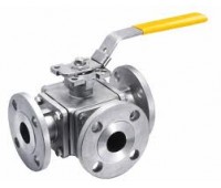 3 Way Ball Valve Flanged