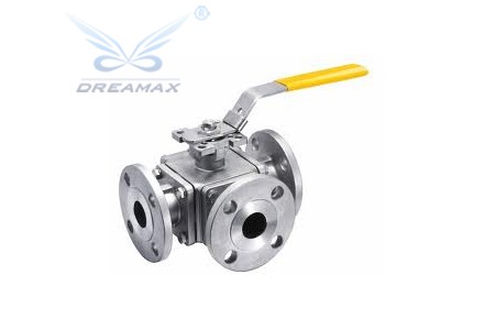 3 Way Ball Valve Flanged