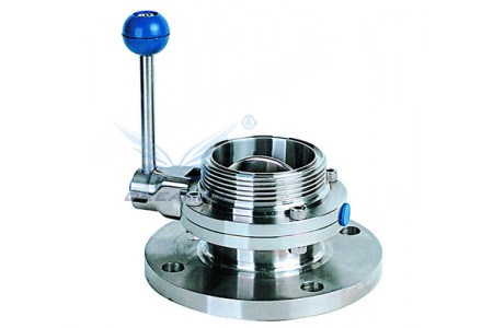 Sanitary Flanged Butterfly Valve