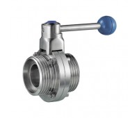 Sanitary Threaded Butterfly Valve  Sanitary Threaded Butterfly Valve