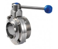 Sanitary Welded-threaded Butterfly Valve